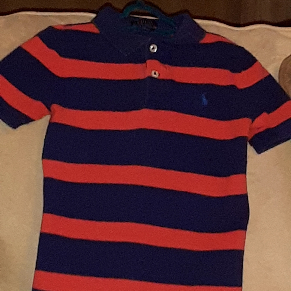 Boys Polo Shirt, Ted and Navy